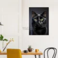 Poster Chat Noir idéale dans un séjour lumineux