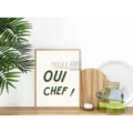 affiche cuisine oui chef