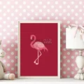 Affiche Flamand Rose